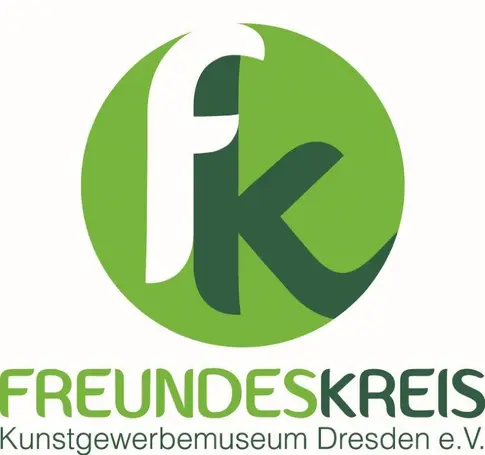 Grüner Kreis mit den Buchstaben F und K, darunter steht "Freundeskreis" in grüner Schrift