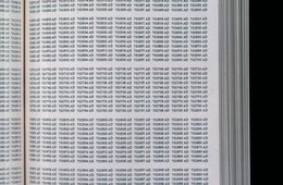 On Kawara, One Million Years: Past, 1970–71