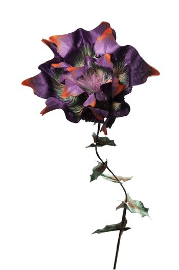 eine lila Kunstblume