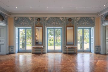 Kaiserzimmer im Bergpalais von Schloss Pillnitz, 25.08.2020