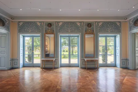 Kaiserzimmer im Bergpalais von Schloss Pillnitz, 25.08.2020